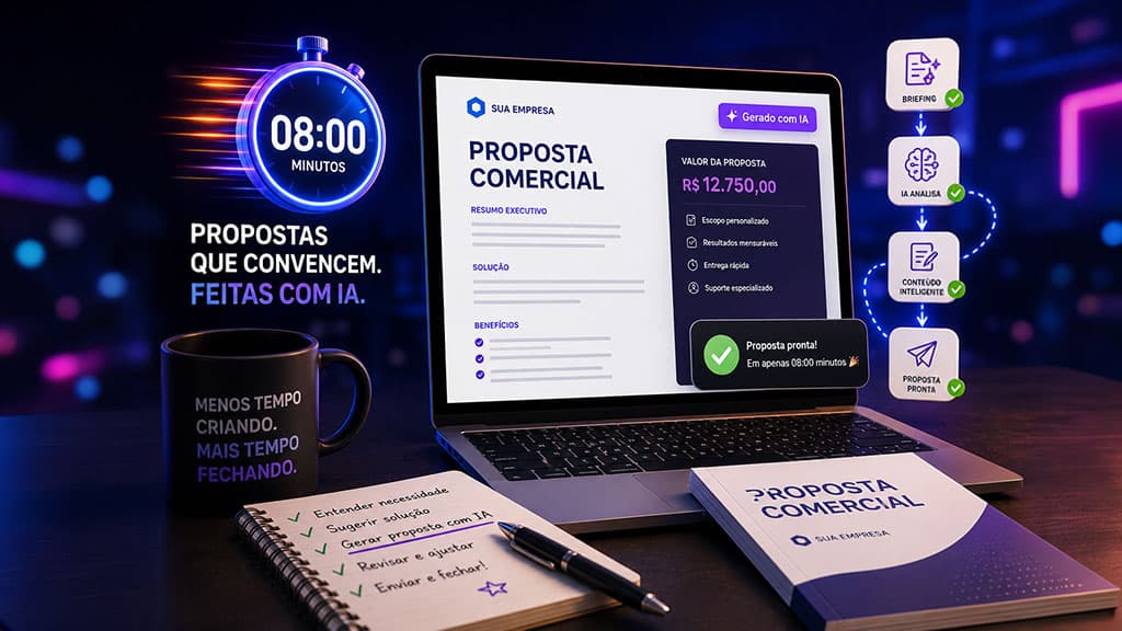 Como criar propostas comerciais em 8 minutos usando IA